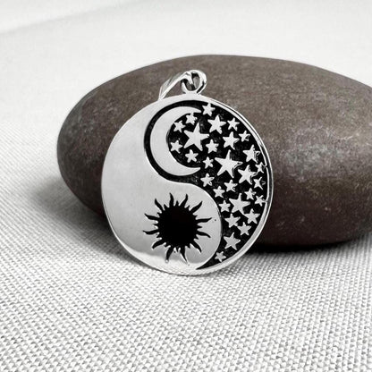 Yin Yang Sun & Moon Pendant/Necklace