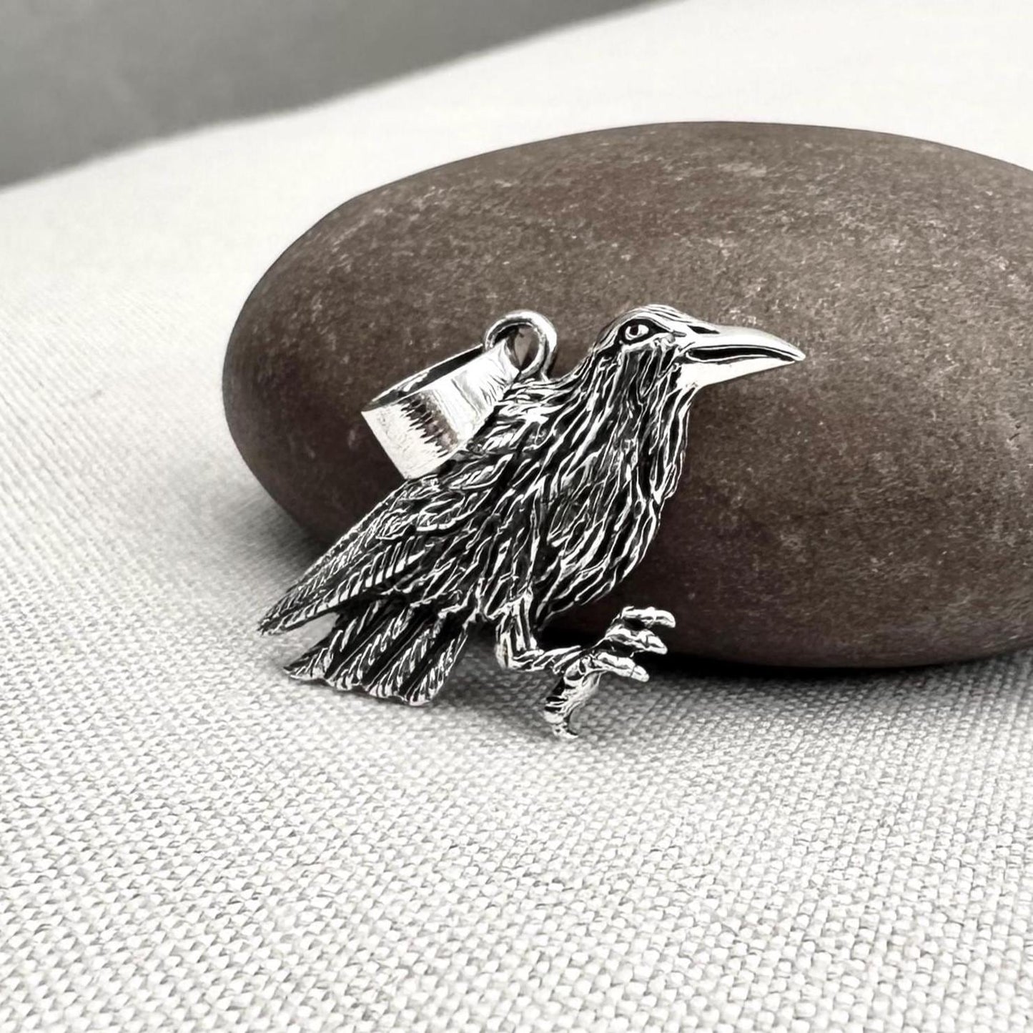 Raven Crow Viking Odin Bird Pendant/Necklace