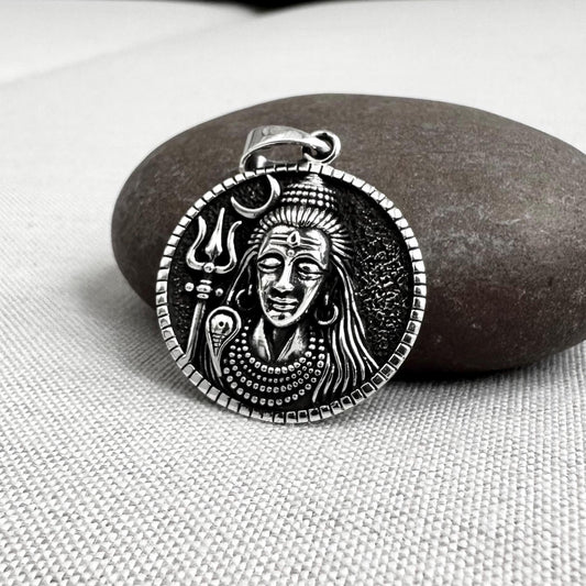 Shiva Trimurti Mahadeva Hindi God Pendant/Necklace