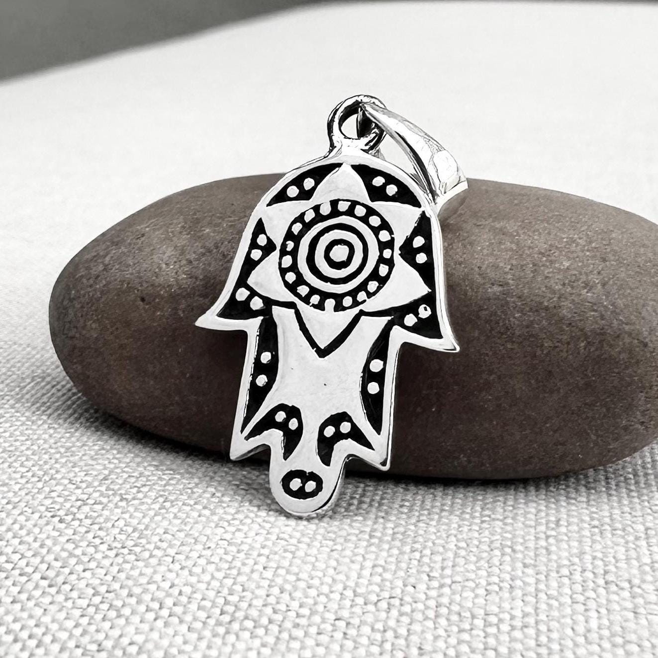 Fatima Hand Hamsa Islam Judaism Pendant/Necklace