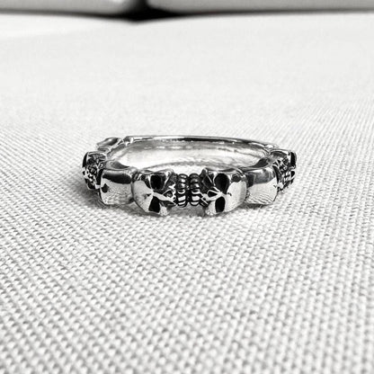 Skull Gothic Punk Biker Skeleton Ring