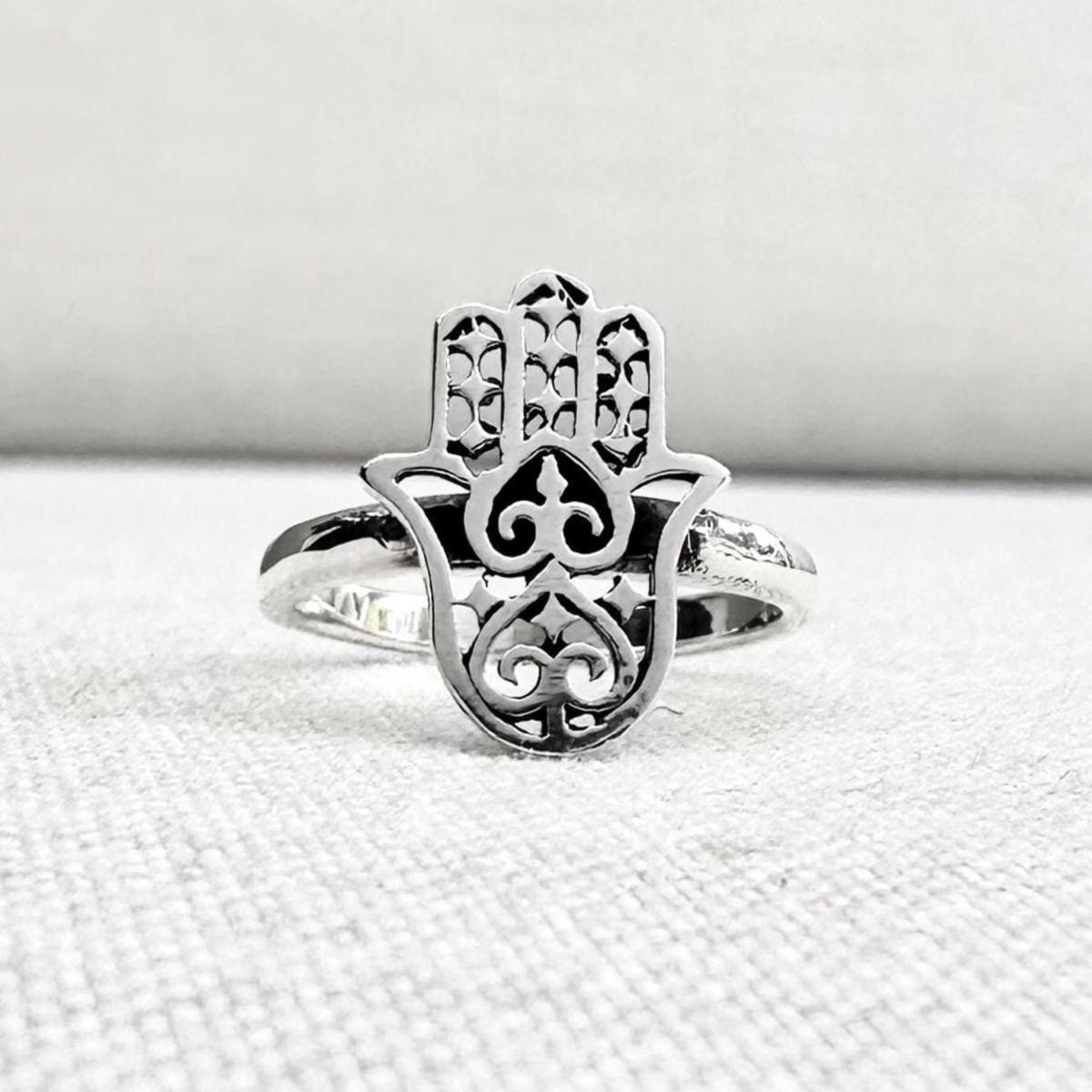 Fatima Hand Hamsa Islam Judaism Ring