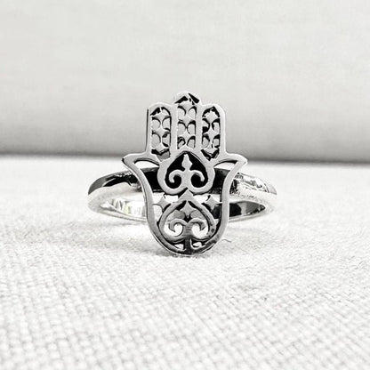 Fatima Hand Hamsa Islam Judaism Ring