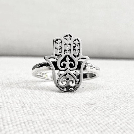 Fatima Hand Hamsa Islam Judaism Ring