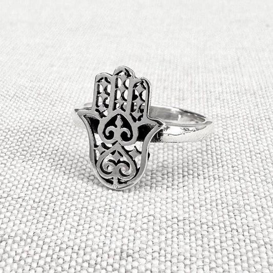 Fatima Hand Hamsa Islam Judaism Ring