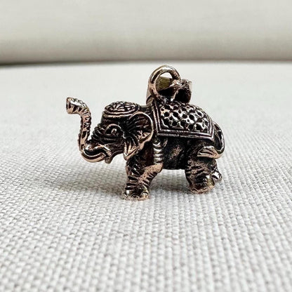Bronze Elephant Thailand Wild Life Pendant/Necklace