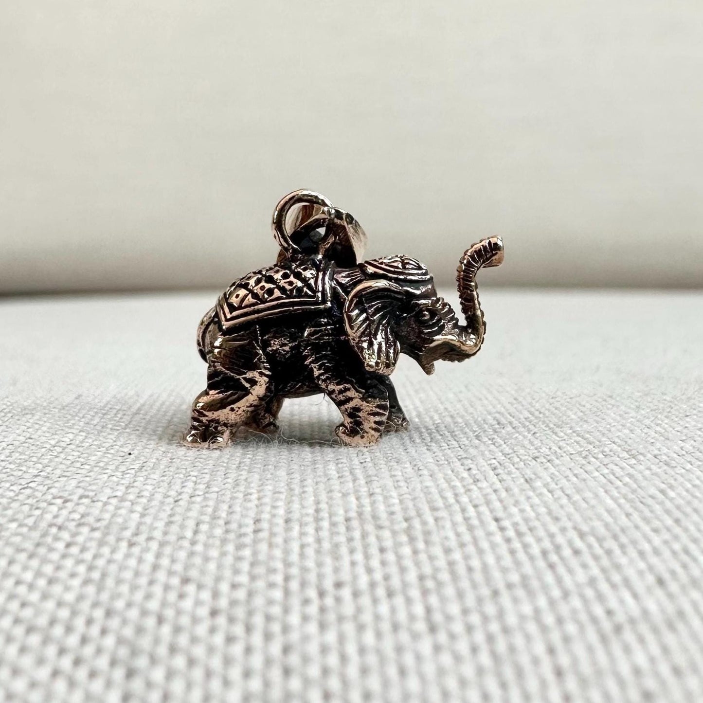 Bronze Elephant Thailand Wild Life Pendant/Necklace