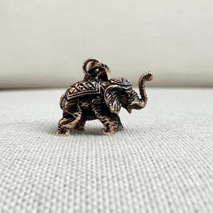 Bronze Elephant Thailand Wild Life Pendant/Necklace