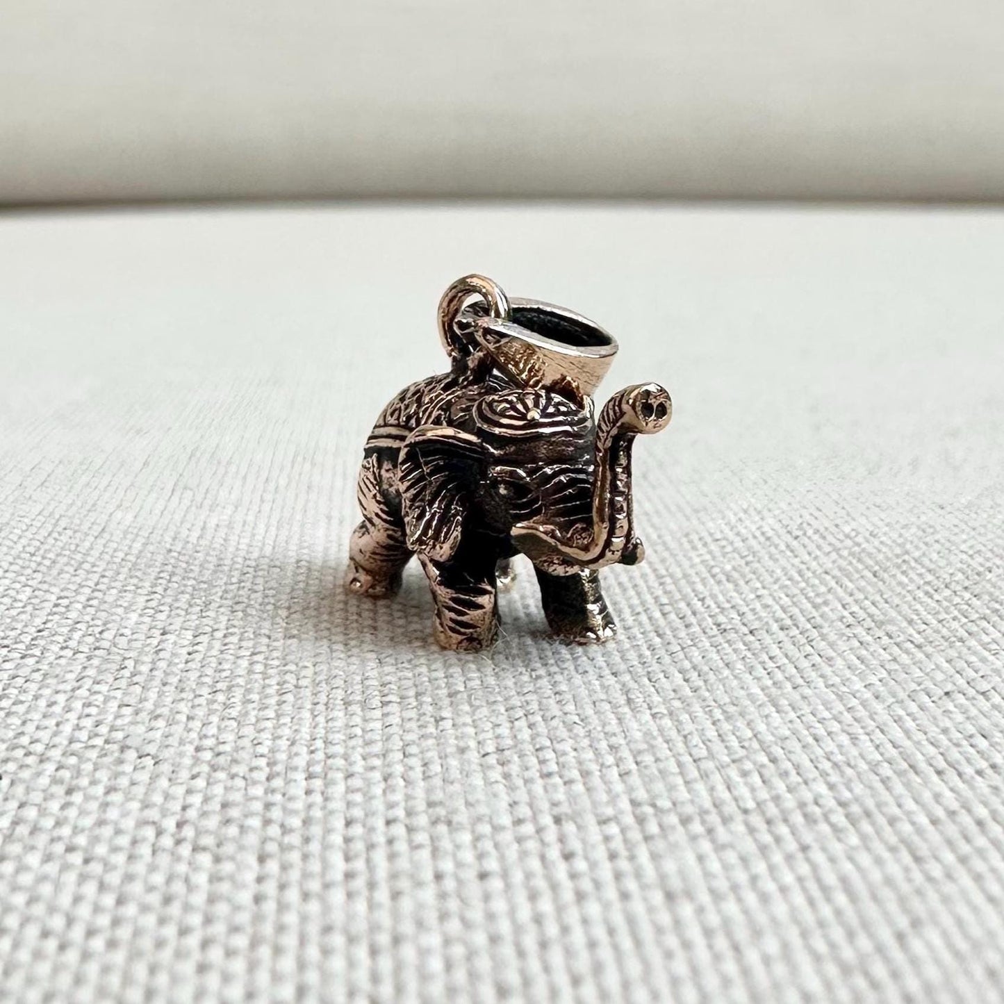 Bronze Elephant Thailand Wild Life Pendant/Necklace