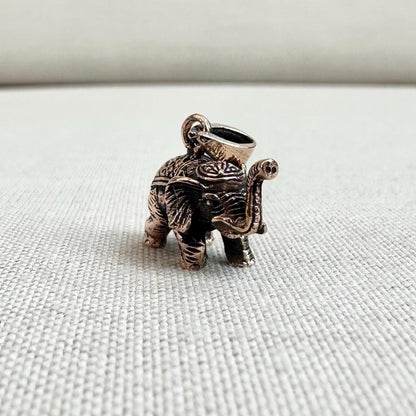 Bronze Elephant Thailand Wild Life Pendant/Necklace
