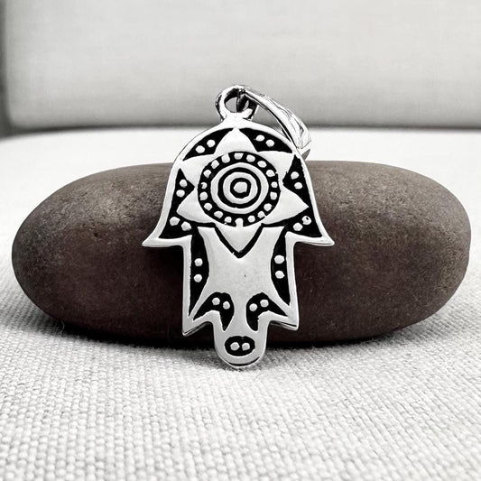 Fatima Hand Hamsa Islam Judaism Pendant/Necklace