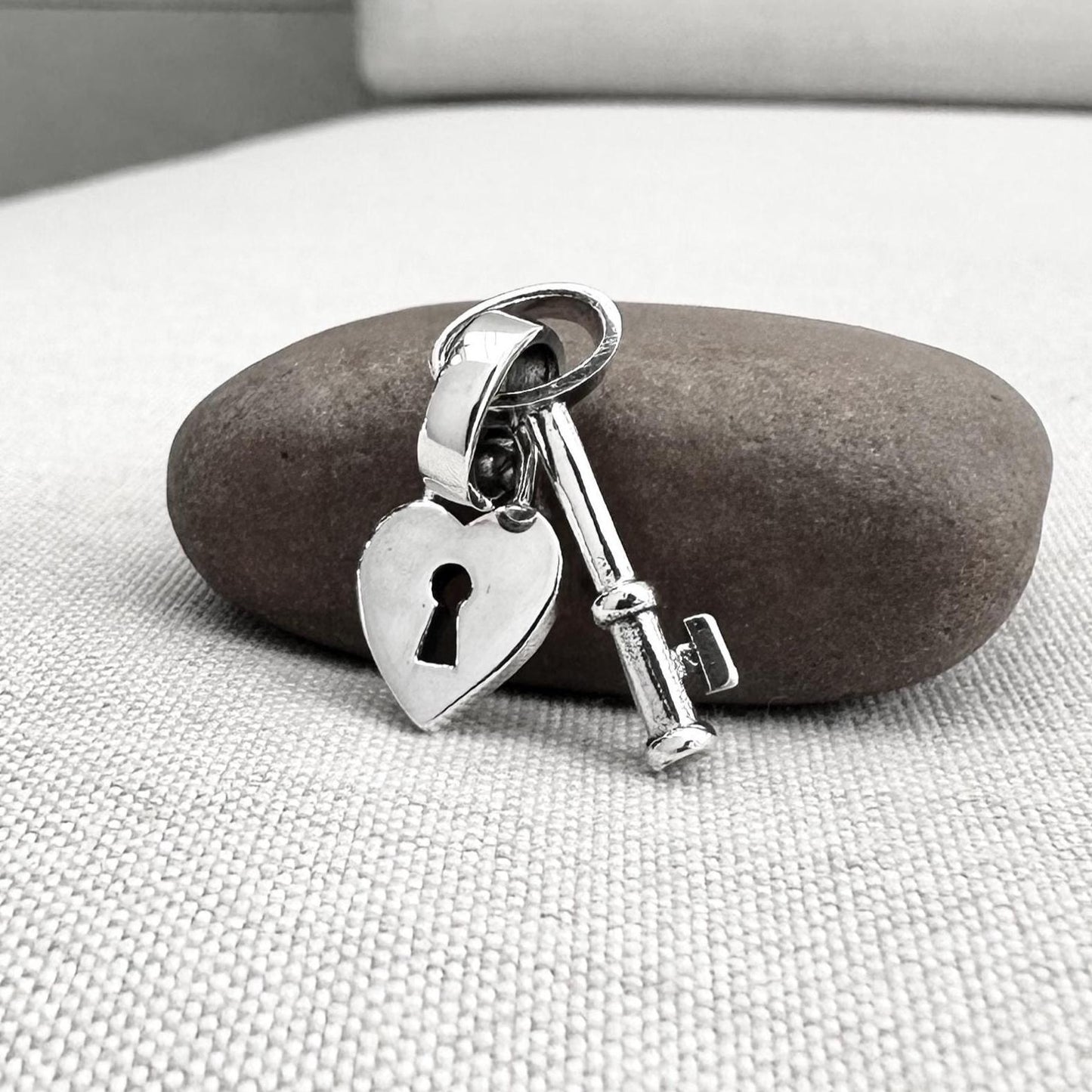 Heart Key & Lock Love Pendant/Necklace