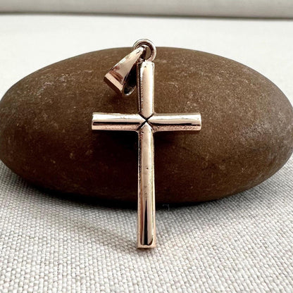 Bronze Crucifix Cross Christ Pendant/Necklace
