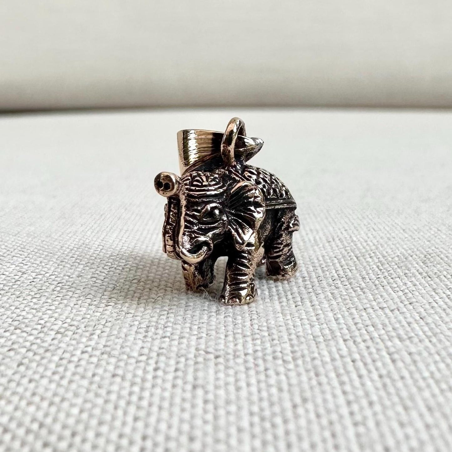 Bronze Elephant Thailand Wild Life Pendant/Necklace