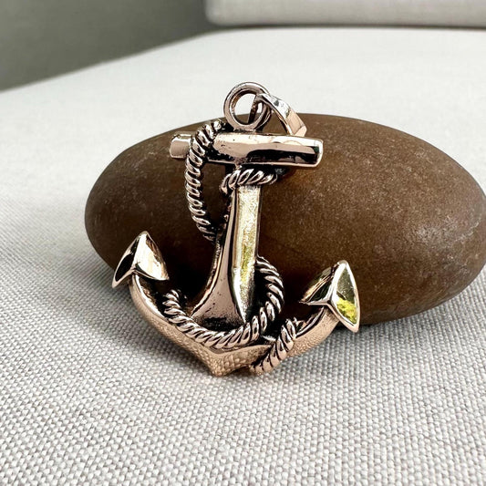 Bronze Anchor Pirate Sailor Amulet Pendant/Necklace