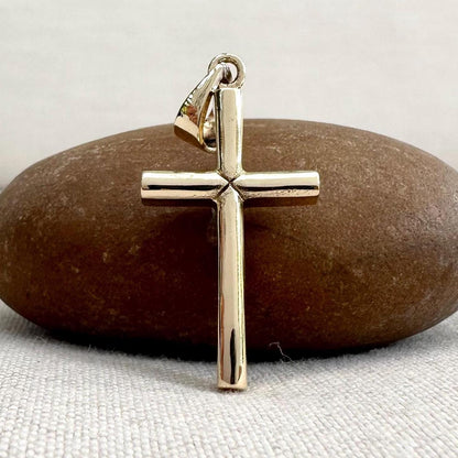 Brass Cross Christian Jesus Christ Crucifix Pendant/Necklace