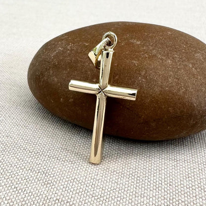 Brass Cross Christian Jesus Christ Crucifix Pendant/Necklace