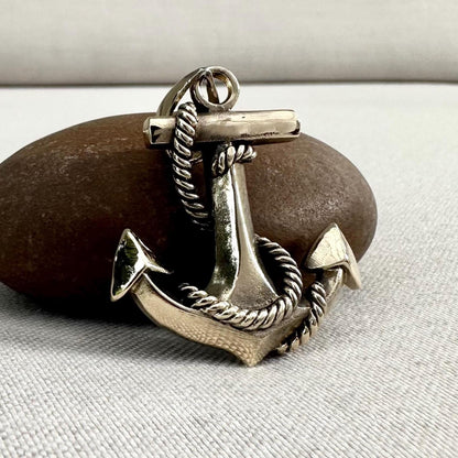 Brass Anchor Pirate Sailor Pendant/Necklace