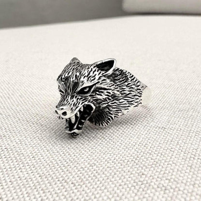 Fenrir Viking Wolf God Norse Mythology Ring