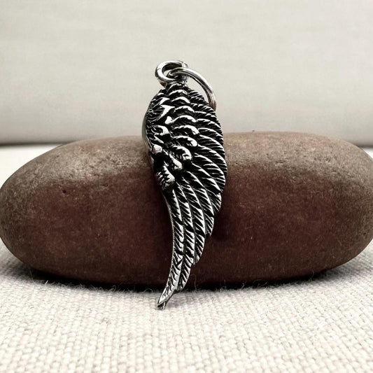Angel Wing Bird Feather Pendant/Necklace
