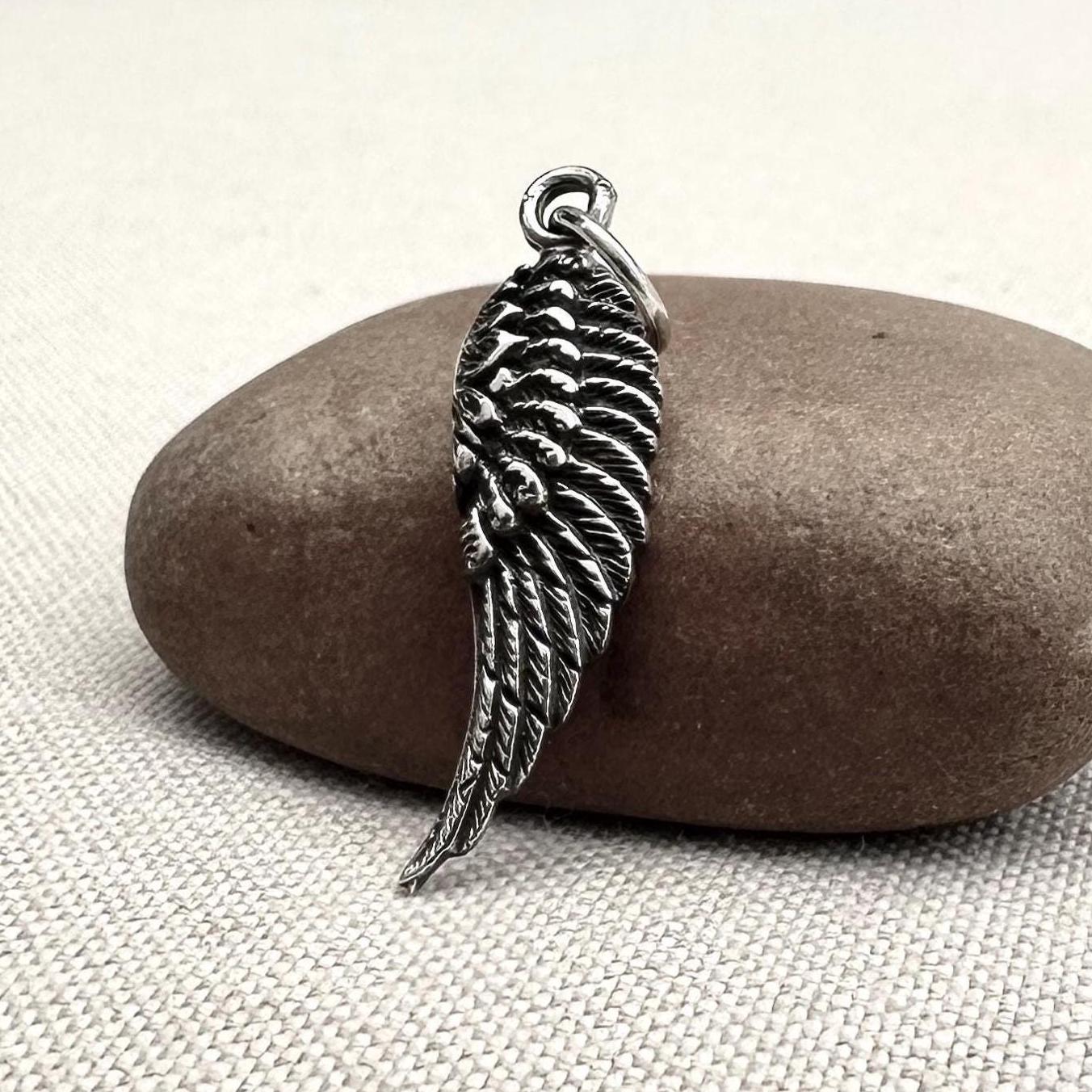 Angel Wing Bird Feather Pendant/Necklace