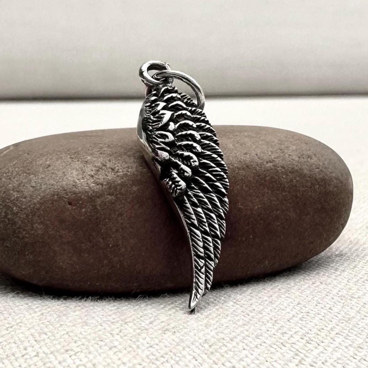 Angel Wing Bird Feather Pendant/Necklace