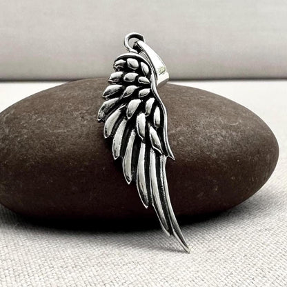 Angel Wing Bird Feather Pendant/Necklace