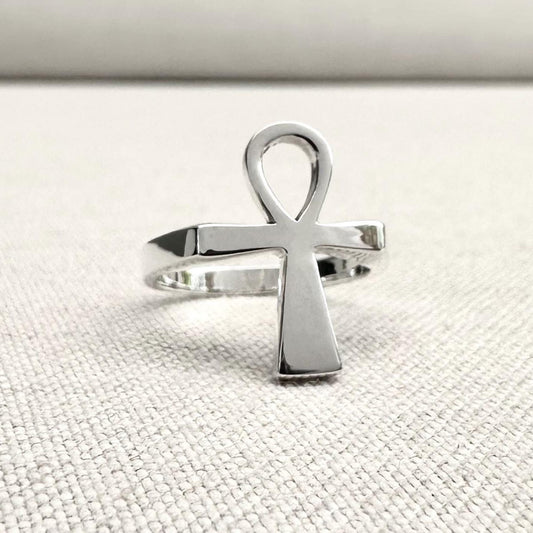 Ankh Egyptian Cross Key of Life Ring
