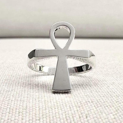 Ankh Egyptian Cross Key of Life Ring