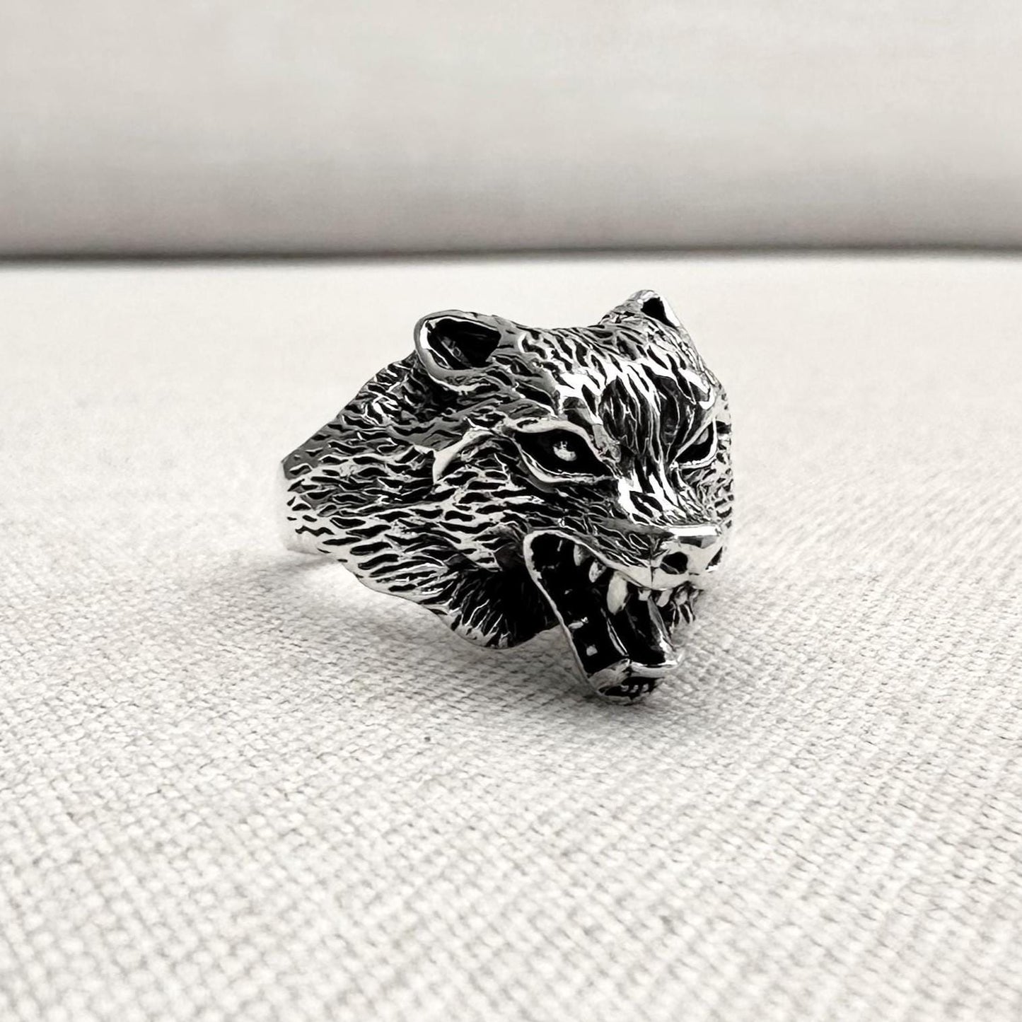 Fenrir Viking Wolf God Norse Mythology Ring