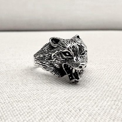 Fenrir Viking Wolf God Norse Mythology Ring
