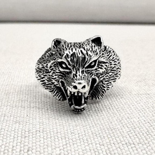 Fenrir Viking Wolf God Norse Mythology Ring