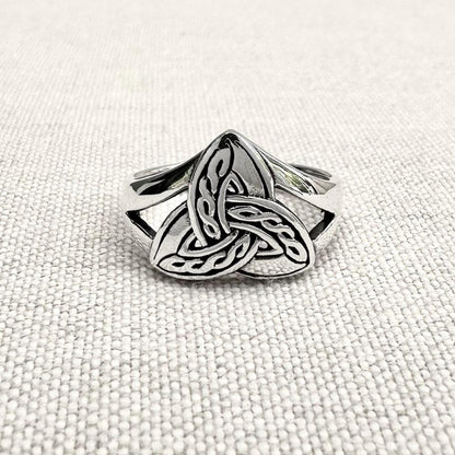 Triquetra Viking Celtic Trinity Knot Ring