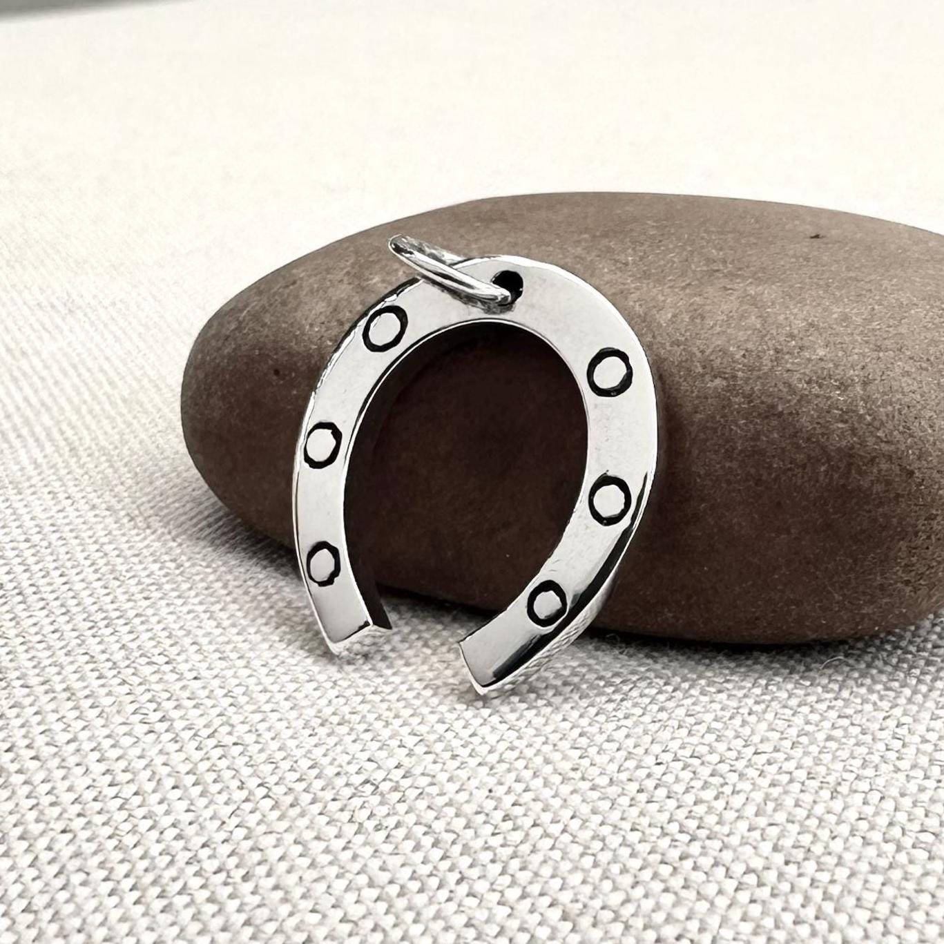 Horseshoe Lucky Charm Pendant/Necklace