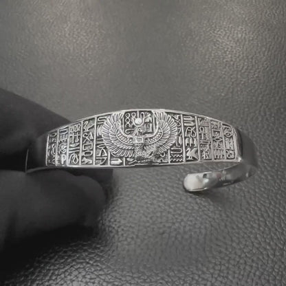 Isis Egyptian Goddess Deity Aset Cuff Bracelet