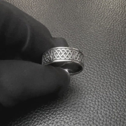 Celtic Infinity Knot Viking Endless Ring