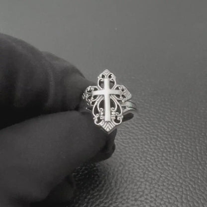 Cross Jesus Christ Crucifix God Cross Ring