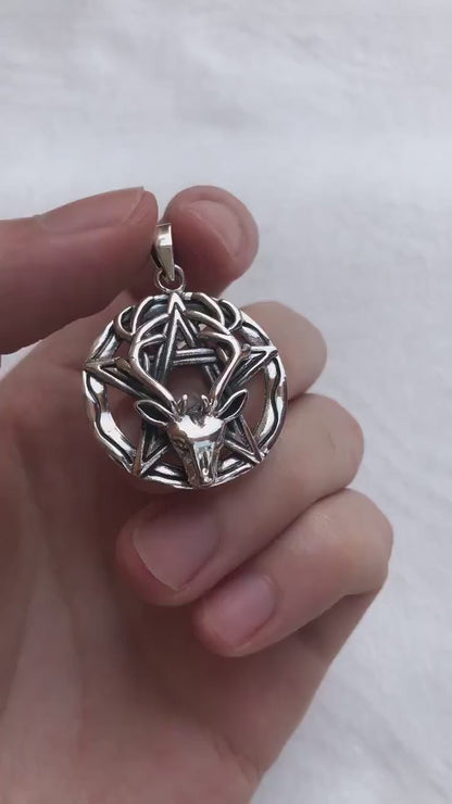 Eikthyrnir Legendary Viking Deer God Pendant/Necklace