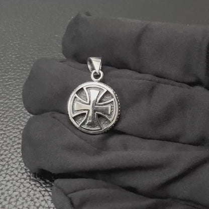 Templar Cross Knight Seal Crusader Pendant/Necklace