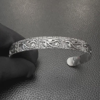Egypt Eye of Horus Egyptian God Cuff Bracelet