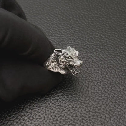 Fenrir Viking Wolf God Norse Mythology Ring