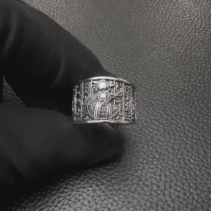 Ra Egyptian Sun God Deity Ring