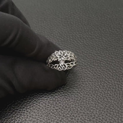 Celtic Tree of Life Viking Yggdrasil Ring