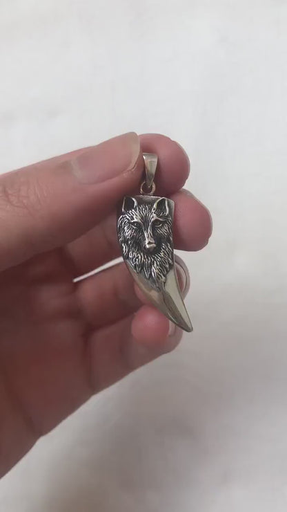 Fenrir Fang Viking Wolf Pendant/Necklace