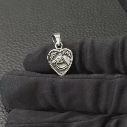 Horse Love Heart Pendant/Necklace