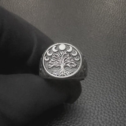 Tree of Life Viking Yggdrasil Celtic Ring
