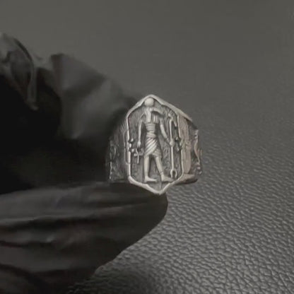 Thoth Egyptian God of Wisdom Deity Talismans Ring
