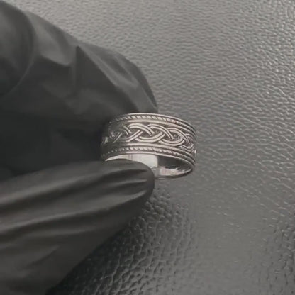 Celtic Knot Infinity Endless Viking Irish Ring