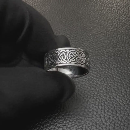 Celtic Infinity Knot Viking Endless Ring