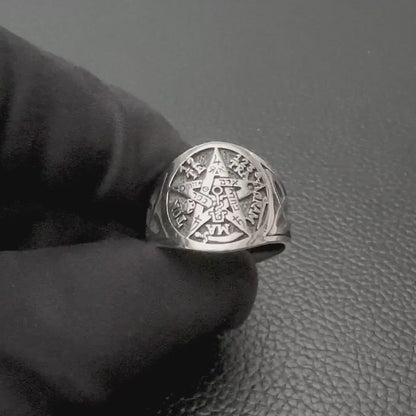 Tetragrammaton YHVH God Ring